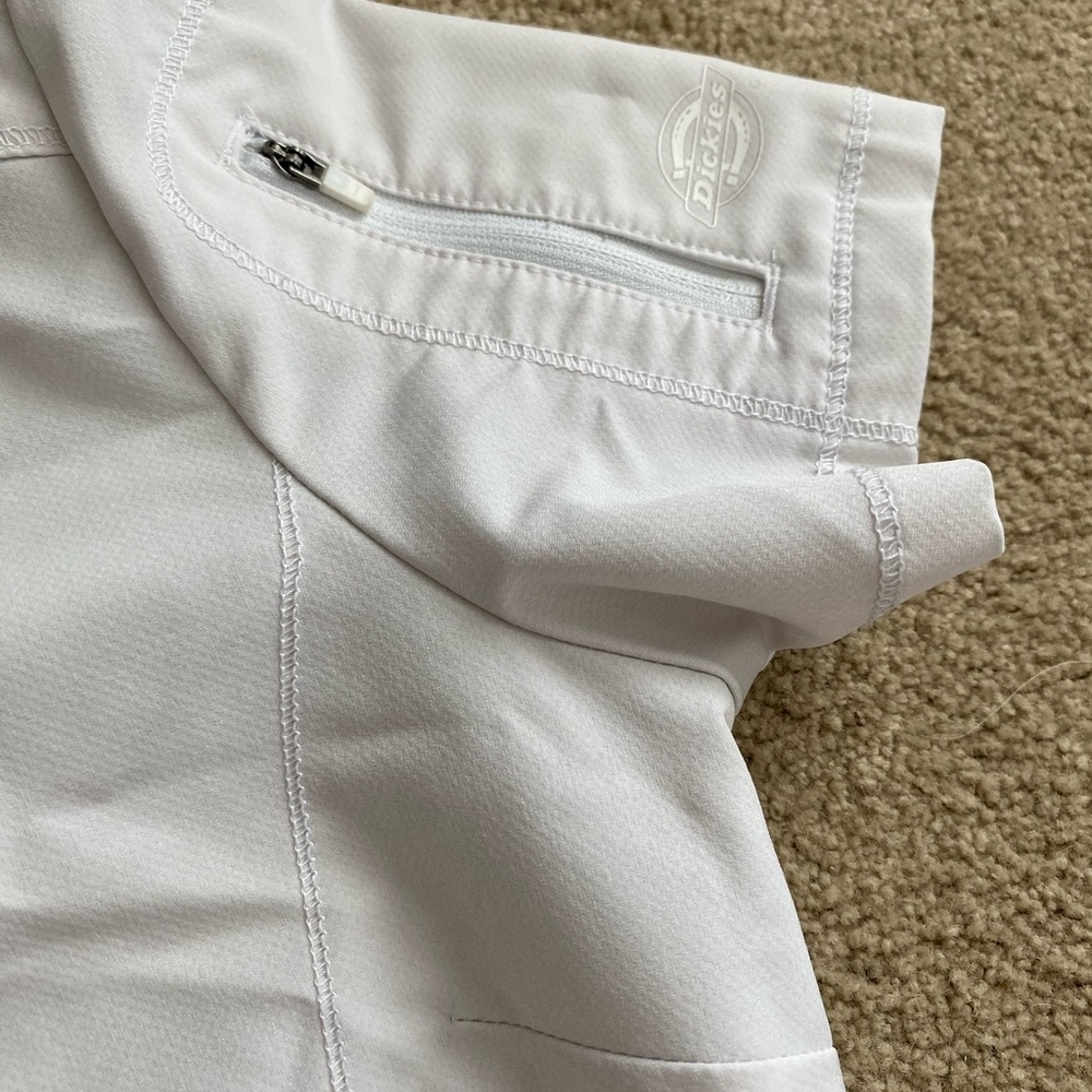 White Scrub Top